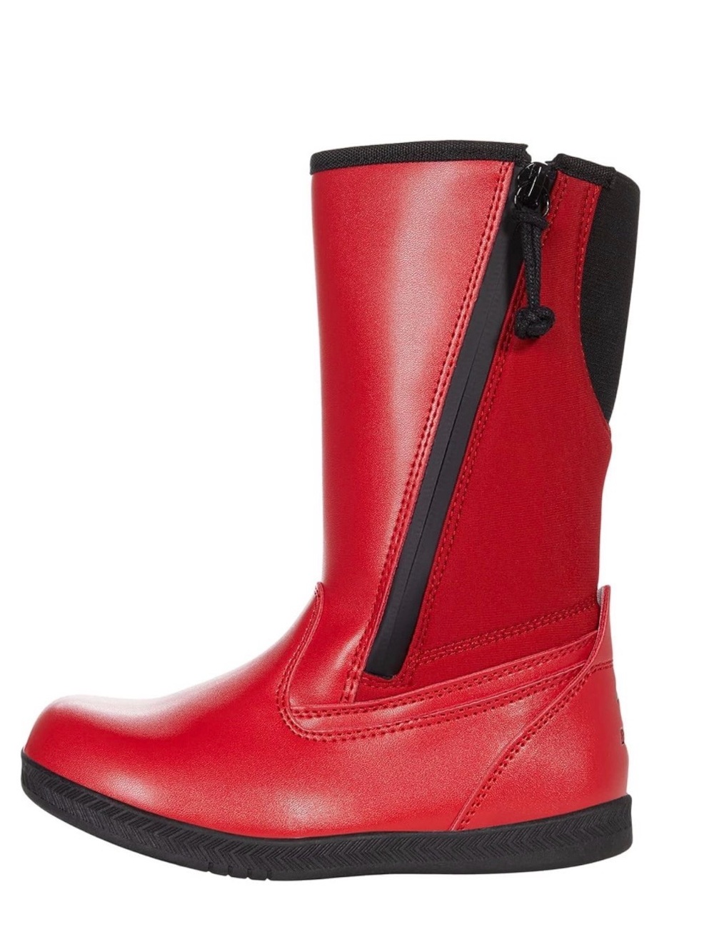 Billy BK21323-600 Kids Red
Black Zipper Water Resistant Cozy
Rain Boots Sz 11M - Picture 4 of 7